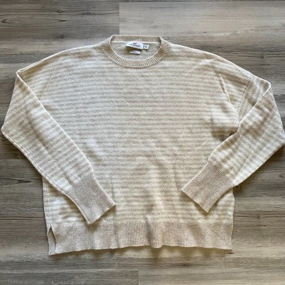 Vineyard Vines Striped Cashmere Sweater - Picture 1 of 6